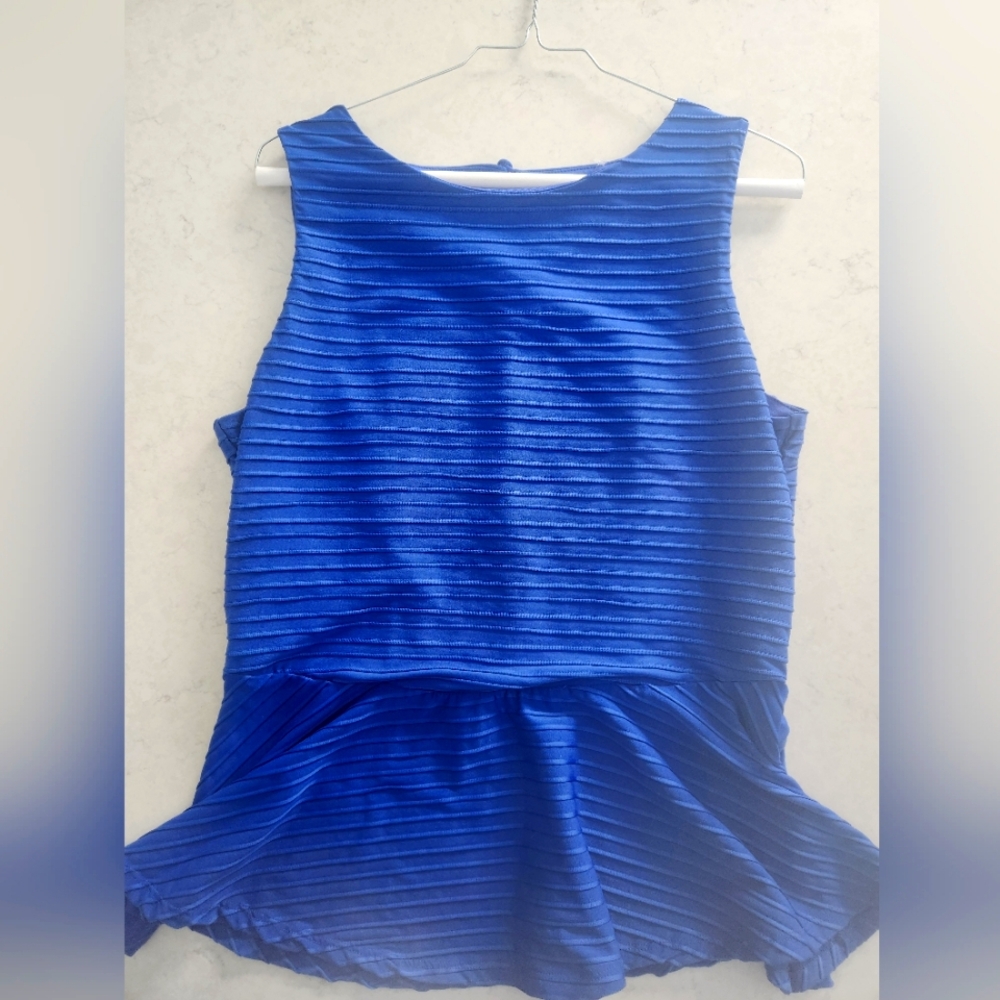Sleeveless Blue Top Women's